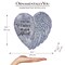 You’re Forever in Our Hearts Angel Wing Stepping Stone, 9.5" Garden Decorative Memorial Resin Figurine